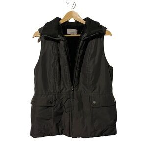 Ann Taylor Women’s Fur Lined Puffy Vest